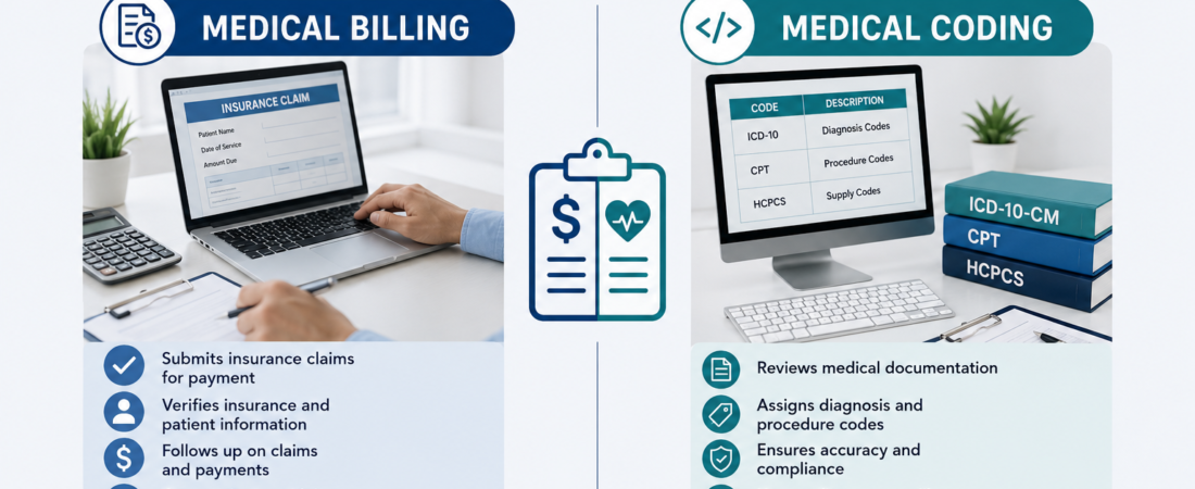 Medical Billing vs Medical Coding: What’s the Difference?